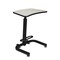 Brody Adjustable Desk Brody SitStand Desk, Maple, 20" D X 29.44" H, 26" W X Melamine Laminate, Maple 1900PL - alternate 1
